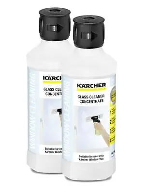 2 X Kärcher RM500 Glass Cleaner Concentrate - 500ml • £15.99