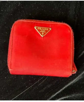 Vintage Prada Wallet Red • $90