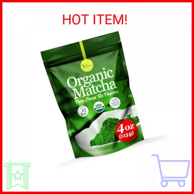 UVernal Organic Matcha Green Tea Powder - 100% Pure Matcha For Smoothies Latte A • $13.99