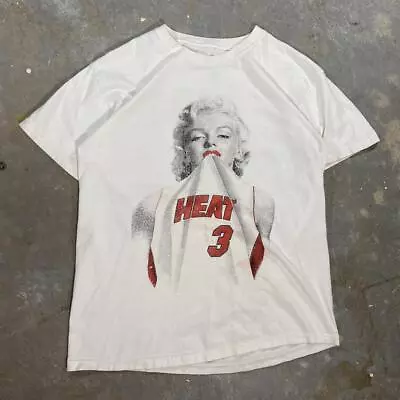 Vintage Hanes Y2K Marilyn Monroe Miami Heat Graphic • $8.69