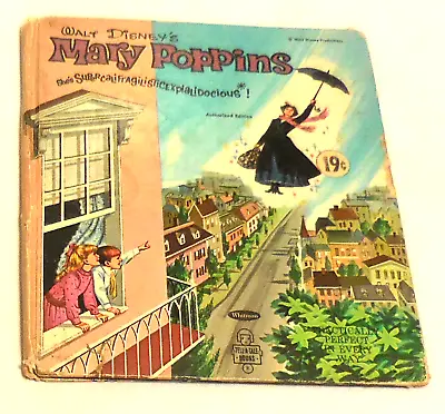 1 Walt Disney's Mary Poppins Children's Book Whitman 1964 Homer Brightman Vtg • $6.50