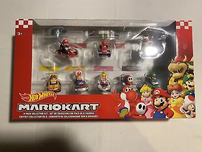 Hot Wheels Mario Kart 8 Pack Collector Set Diecast Cars BRAND-NEW • $59.99