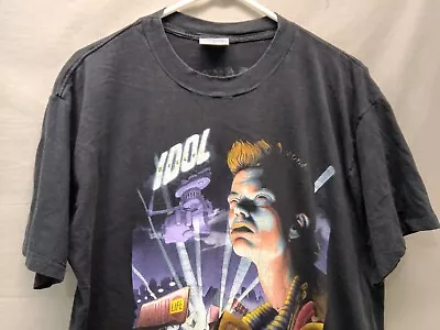 Men's Vintage (c) 1990 Billy Idol Charmed Life World Tour 1990-1991 T-shirt • $70