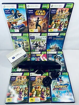 $9.58 • Buy Genuine Xbox 360 Kinect Bundle Games USB Adapter Drop Down Box *Combined Post*
