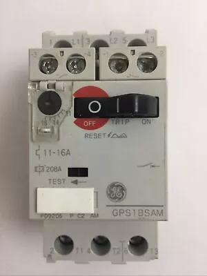 Ge Gps1bsam Manual Motor Starter 11-16a 3ph 10hp 575v • $25