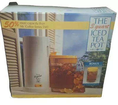 Mr Coffee Ice Tea Maker 3 Quart Pot Tm3p(extra Pitcher Yellow Lid) • $99.99