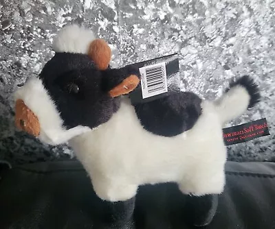 Cute Stuffed Cow So Sweet And Cuddly Bnwt For Girls / Boys Birthday Xmas Treats  • £3.99