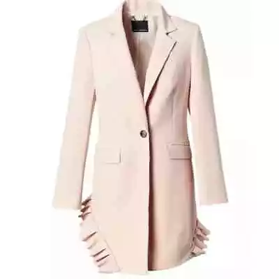 Banana Republic X Olivia Palermo Blazer-Coat Light Pink XS Will Fit S M • £77.13