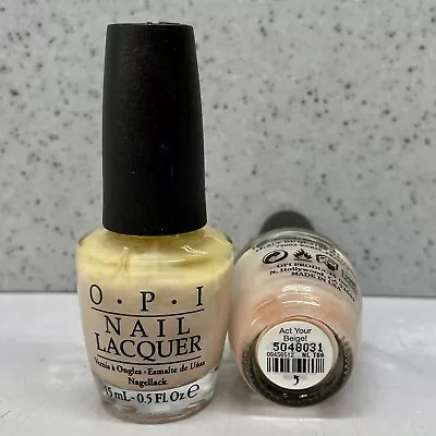 OPI Nail Lacquer Polish - Act Your Beige! - 15mL/ 0.5oz NL T66 • $15.99