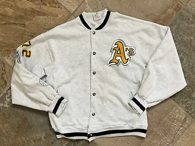 Vintage Oakland Athletics Long Gone Sweater Baseball Sweatshirt Size Large • $60.77