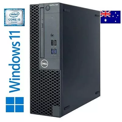 DELL OPTIPLEX 3050 SFF PC CORE I5 7500 8/16GB DDR4 256GB SSD WIN11 DESKTOP • $249