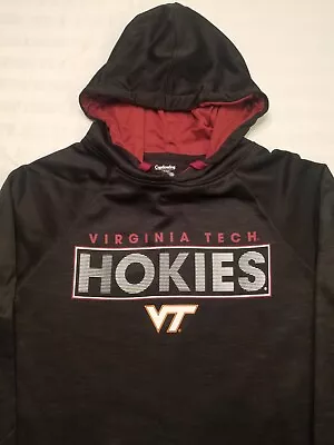 NWT Virginia Tech Hokies Hoodie Pullover Basketball Shirt Jersey Men's Small   • $19.95