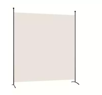 Single Panel Room Divider Privacy Partition Screen For Office Home Beige • $41.99