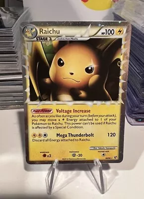 Pokémon TCG - Raichu (Prime) - 83/90 - Ultra Rare HGSS - Undaunted - NM • $0.01
