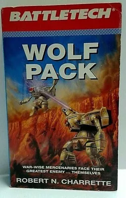 Battletech Wolf Pack Robert N Charrette RARE 1st Edition Illustrated FREE POST • $69.90