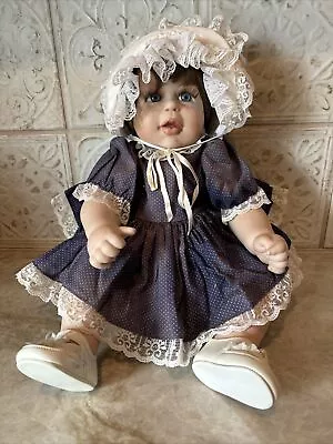 Large Life Like Porcelain Doll Life Sized Size Baby Girl 22” Vintage • $40.99