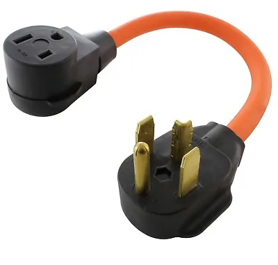 $49.99 • Buy 30 Amp NEMA 14-30P To NEMA 6-50R Flexible Welder Plug Adapter By AC WORKS®