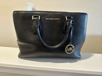 Michael Kors Camille Top Handle Black Handbag. • $59
