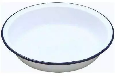 18cm Falcon Enamel Round Pie Dish Tin Oven Baking Tart Kitchen Asstd Quantity • £18.99