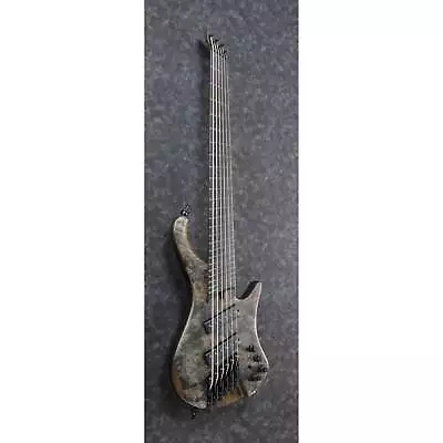 Ibanez Ergonomic Headless Bass 6 String Multi Scale - Black Ice Flat • $1348.20