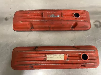 Vintage Pair Of Moon 1955-1958 Chevy  Valve Covers 283 • $100