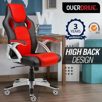 $139 • Buy 【EXTRA10%OFF】OVERDRIVE Racing Office Chair - Seat Executive Computer Gaming