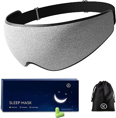 $1.11 • Buy Curved Sleep Mask,100% Light Blocking, Eye Mask For Sleeping Zero Pressure