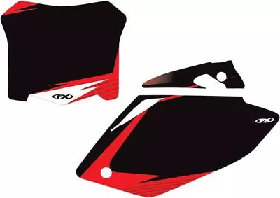 Factory Effex Pre-Cut Graphic Number Plate Background Black Honda CRF450R 2007 • $42.55