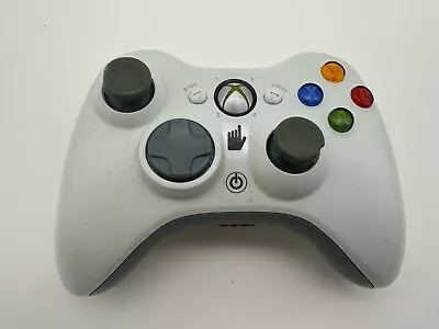 Microsoft Xbox 360 Wireless Controller White - PARTS REPAIR - READ • $11.99