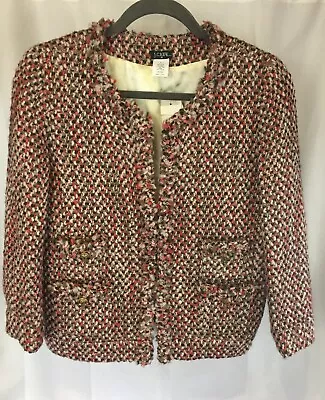 NEW J. Crew Size 2 Boucle Jacket Blazer Hook And Eye Closures NWT $198 • $79.99