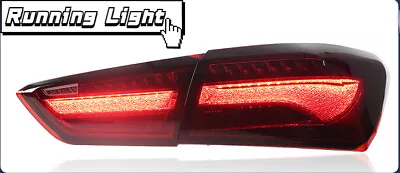 PAIR Crystal LED Tail Lights For Chevrolet Malibu XL Sequential Rear Lamps 16-18 • $396.15