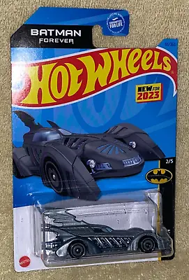 Hot Wheels 2023 #055/250 - Batman 2/5 - Batman Forever Batmobile NEW MINT SEALED • $16
