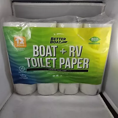 Boat And RV Toilet Paper Septic Safe Quick Dissolve Bulk 12 Pack • $32.50