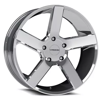 22  Vision Street 472 Switchback Chrome Wheel 22x9.5 6x135 30mm For Ford Lincoln • $473