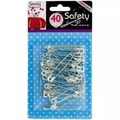 Large #3 Size 2'' Safety Pins (pack Of 40) • $6.42