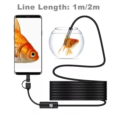 Pipe Inspection Camera Endoscope Video Sewer Drain Cleaner Waterproof Snake USB • $20.90