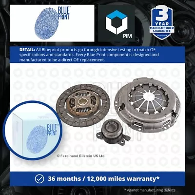 Clutch Kit 3pc (Cover+Plate+CSC) 202mm ADT330297 Blue Print 3121052130S1 Quality • £106.26