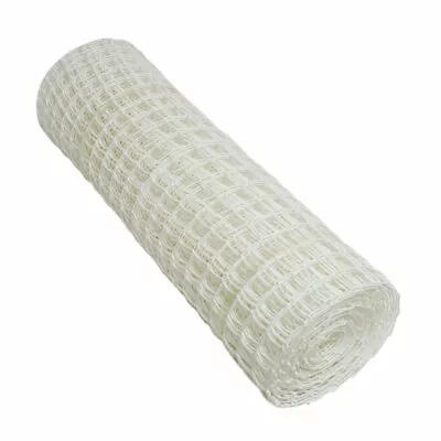 White Plastic Mesh Fence Garden Plant Support Trellis Event Wedding 1m X 25m • £59.99