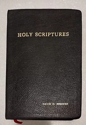 1991 - RLDS Mormon Holy Scriptures Indexed Black Leather Inspired Version • $39