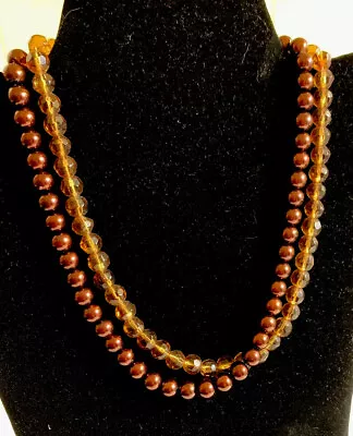 Vintage Signed Premier Designs Multi Strand Beaded Necklace!!!  • $12.95