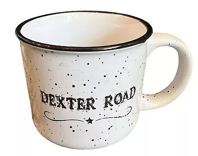 Dexter Road Campfire Black White Mug Ceramic • $17.99