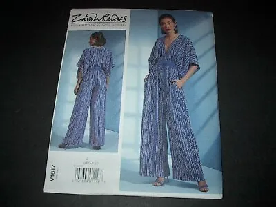 Vogue Pattern 1617 Misses' Zandra Rhodes Very Loose-Fitting Jumpsuit  L~XL Uncut • $13.75