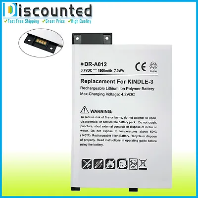 New Battery 170-1032-00 For Amazon Kindle 3 Keyboard D00901 Graphite 170-1032-01 • $13.99