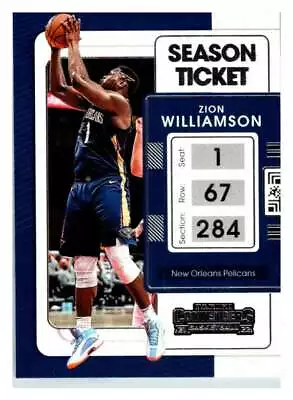 2021-22 Panini Contenders #35 Zion Williamson New Orleans Pelicans • $2.95
