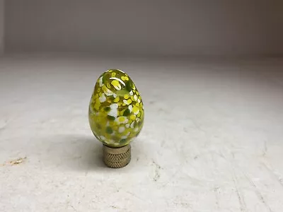Vintage Glass Egg Shape Finial • $14.95