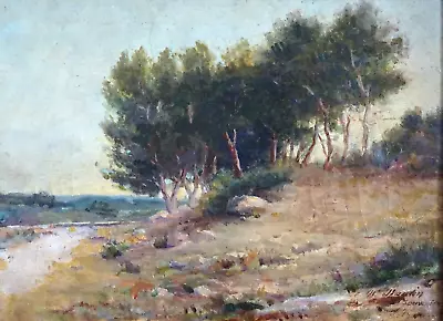 La Provence Des Painters-paul Martin (1830-1903)-luminous Landscape Of Garrigue- • $299.54