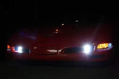 BlingLights Brand 6000K LED Grill Fog Lights Lamps Kit For 1997-2004 Corvette C5 • $109.99