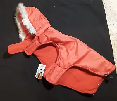 NEW -Red/ Holiday Dog Coat From Martha Stewart Pets: Size XL (runs Small) • $7.95