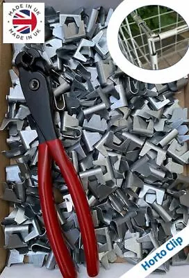 £9.55 • Buy Gabion Large Mesh Clips CT35 - / Cage Making / Mesh Panels *UK MADE*