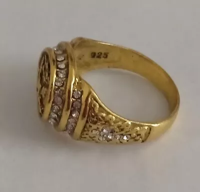 Vintage Gold Masonic Ring (SIZE 10) Freemason Scottish Rite 32° Ring • $18.95